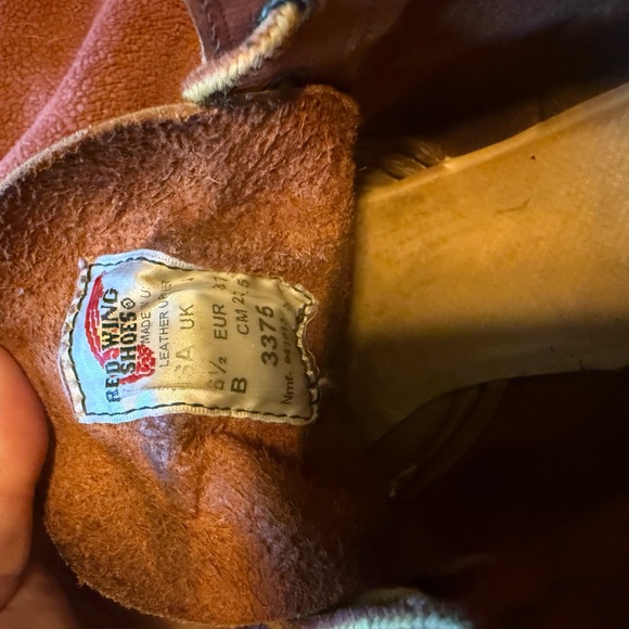 Red Wing Shoes Brown Leather Womens Moc Toe Wedge Sole 6.5 B - Picture 4 of 7